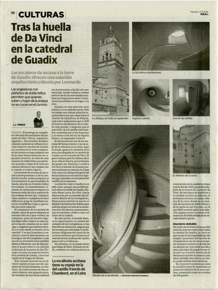 Torcuato Tras las huellas de Da Vinci en la catedral de Guadix