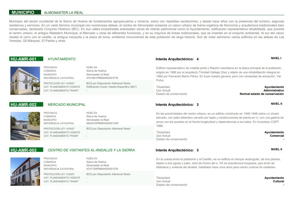 INVENTARIO listado municipal