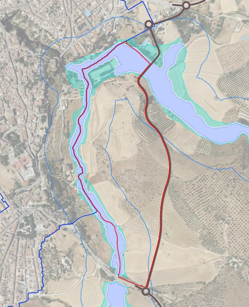 RONDA VIAL inundación