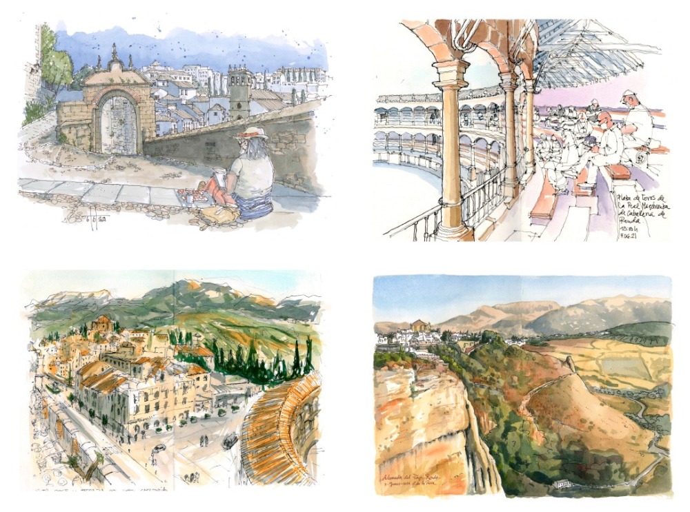 RONDA collage dibujos 2