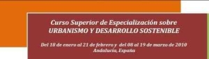 Mañana lunes comienza el Curso Superior de Especialización sobre URBANISMO Y DESARROLLO SOSTENIBLE organizado por la UIM